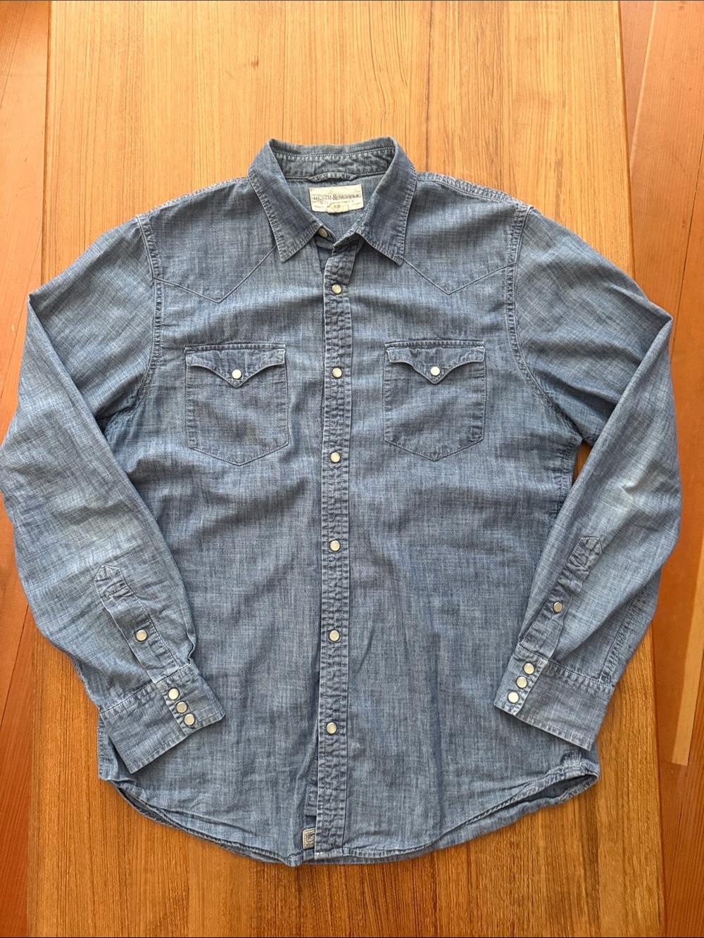 DENIM & SUPPLY RALPH LAUREN — Men’s Denim Western Style Button Down Shirt